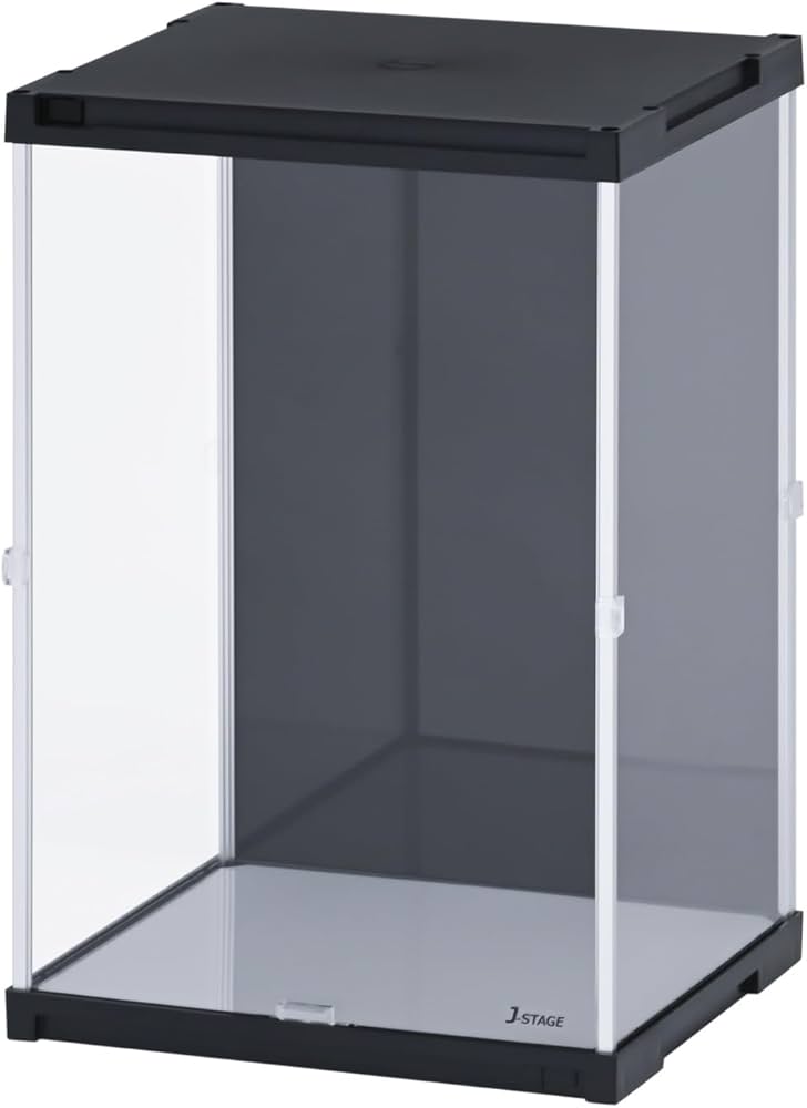 J-STAGE LED付き フィギュアケース　ハイタイプ　背面ブラック J-STAGE ワイド ハイタイプ【LED付き/UVカット/底面・背面ミラー